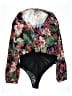 Rouge Floral Black Kimono Size 2X - photo 2