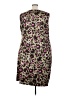 Triste Animal Print Brown Cocktail Dress Size 4X - photo 2