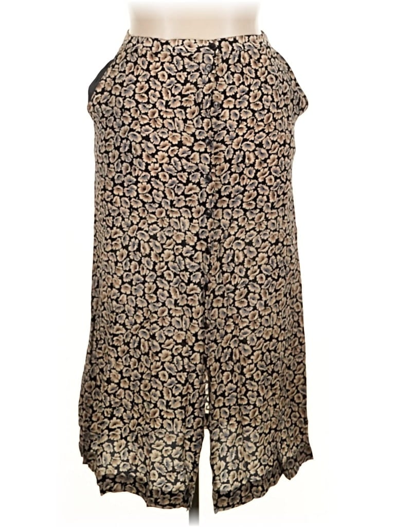 Pre-owned Rena Rowan Casual Skirt In Tan