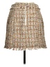 Walter Baker 100% Polyester Tweed Tan Casual Skirt Size 8 - photo 2