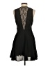 Unbranded 100% Polyester Solid Black Casual Dress Size S - photo 2
