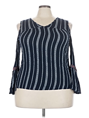 Extra Touch 3/4 Sleeve Top (view 1)