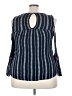 Extra Touch 100% Rayon Blue 3/4 Sleeve Top Size 3X - photo 2
