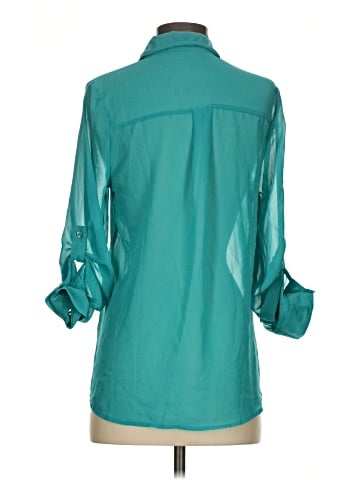 Jade 3/4 Sleeve Button-Down Shirt (view 2)