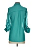 Jade Teal 3/4 Sleeve Button-Down Shirt Size S - photo 2