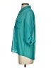 Jade Teal 3/4 Sleeve Button-Down Shirt Size S - photo 5