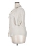 Unbranded Ivory 3/4 Sleeve Button-Down Shirt Size XXL (estimated) - photo 5