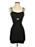 Bebe Graphic Black Cocktail Dress Size XS - photo 1