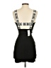 Bebe Graphic Black Cocktail Dress Size XS - photo 2