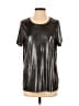 Gap Metallic Silver Short Sleeve Top Size S (tall) - photo 1