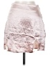 Lyaner Metallic Pink Casual Skirt Size S - photo 1