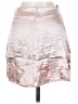 Lyaner Metallic Pink Casual Skirt Size S - photo 2