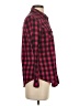 Angie 100% Cotton Plaid Red Long Sleeve Button-Down Shirt Size S - photo 4
