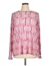 Logo Layers Pink Long Sleeve Blouse Size XL - photo 1