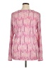 Logo Layers Pink Long Sleeve Blouse Size XL - photo 2