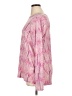 Logo Layers Pink Long Sleeve Blouse Size XL - photo 5
