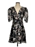 Assorted Brands Print Black Cocktail Dress Size S (estimated) - photo 1