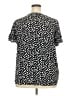 Lane Bryant 100% Polyester Black Short Sleeve Blouse Size 18 - photo 2