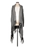 CAbi 100% Cotton Gray Poncho Size M - photo 1