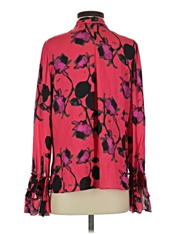 Ungaro Long Sleeve Silk Top (view 2)