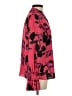 Ungaro Floral Red Long Sleeve Silk Top Size S - photo 4