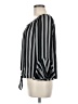 Fortune + Ivy 100% Polyester Black 3/4 Sleeve Blouse Size M - photo 5