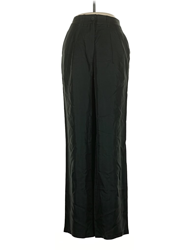 Pre-owned Quince Silk Pants In Black