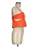Zara 100% Polyester Solid Orange Sleeveless Blouse Size M - photo 4