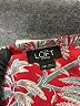 Ann Taylor LOFT 100% Polyester Tropical Red Romper Size XS - photo 4