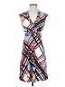 BCBGMAXAZRIA Graphic Blue Cocktail Dress Size XXS - photo 1
