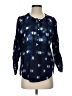 Ivy Jane 100% Cotton Blue 3/4 Sleeve Blouse Size S - photo 1