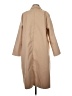 Shein 100% Polyester Tan Trenchcoat Size 4 - photo 2