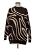 12th Tribe Animal Print Brown Pullover Sweater Size XS - photo 1