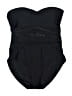 DKNY Solid Black Swimsuit Bottoms Size 12 - photo 1