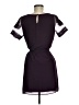 A. Byer 100% Polyester Chevron-herringbone Purple Casual Dress Size M - photo 2