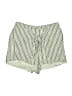 Altar'd State 100% Rayon Stripes Green Shorts Size M - photo 1