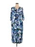 Catherines Tropical Blue Casual Dress Size 3X WP - photo 1