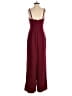 Dessy Collection 100% Polyester Solid Burgundy Red Jumpsuit Size 0 - photo 2