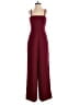 Dessy Collection 100% Polyester Solid Burgundy Red Jumpsuit Size 0 - photo 1