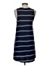 Olivaceous Stripes Blue Casual Dress Size S - photo 2