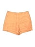 Aryn K. 100% Polyester Tweed Orange Shorts Size XS - photo 1