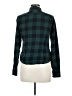 TNA Plaid Green Long Sleeve Button-Down Shirt Size M - photo 2