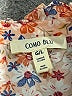 Como Blu 100% Rayon Orange Sleeveless Blouse Size L - photo 7