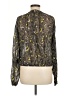 AE77 100% Viscose Gray Long Sleeve Blouse Size M - photo 2