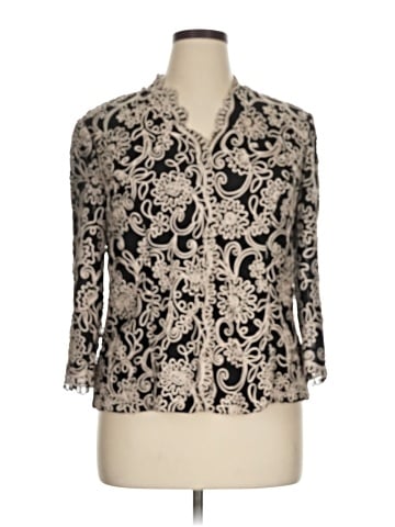 Alex Evenings 3/4 Sleeve Blouse (view 1)