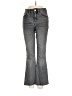 Zara Chevron-herringbone Gray Jeans Size 2 - photo 1