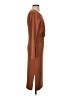 Nine West Solid Brown Casual Dress Size S - photo 4