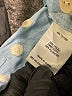John Mark 100% Lyocell Polka Dots Blue 3/4 Sleeve Button-Down Shirt Size M - photo 8