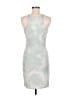 Love Streak Metallic Silver Cocktail Dress Size M - photo 2