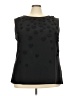 Evan Picone 100% Polyester Black Sleeveless Blouse Size 3X - photo 1